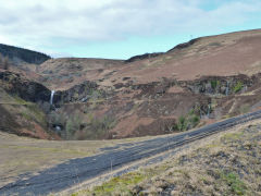 
Tramway and water tank at Blaenrhondda, February 2012